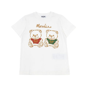 Moschino Kids Short Sleeve T-Shirt HWM04K LAA01 10063 123772424