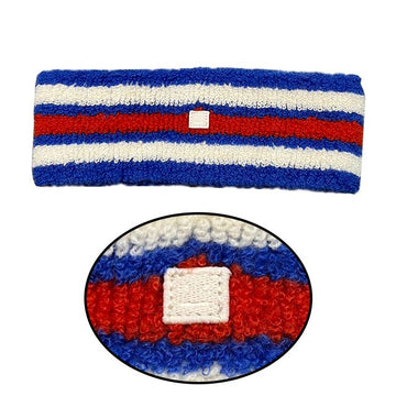 ACNE STUDIOS アクネ スモール フェイス ロゴ テリー ヘッド バンド (C40209 CSK) 123772687