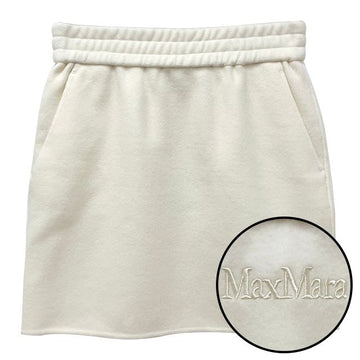 MaxMara ONAGRO Wool Cashmere Skirt Crema (2421776012600 001) 123773172