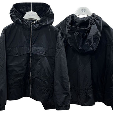 Moncler Kids AILISIA Logo Patch Hooded Zipper Jacket 8Y 10Y Black stamp: 1A00061 595FD 999 123773602