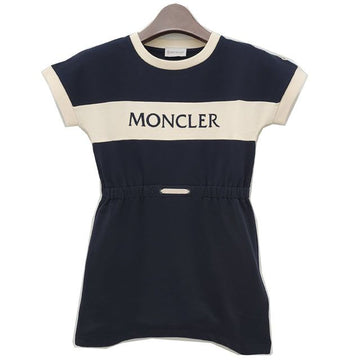 Moncler Kids Stripe Logo Dress 10Y Blue 8I00005 809AG F70 123773965