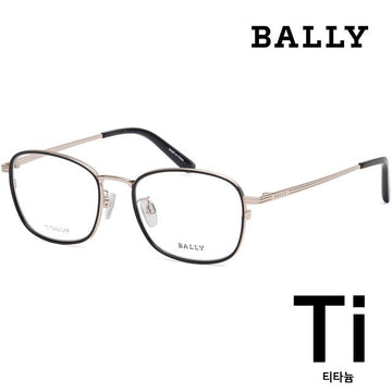 Bally Titanium Glasses Frame BY5068H 005 Luxury Square Metal Frame Ultra Lightweight 75788140
