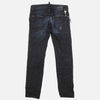 DSQUARED2 Cross-Chain Schwarze Skinny-Crop-Jeans S75LA0522 900 33100726 [P]