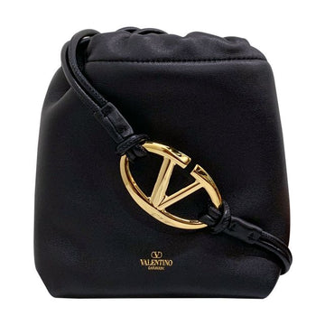 Valentino Mini Puff Bucket Bag with V Logo Signature Black (5W2P0AC3 ZFJ 0NO) 123775894