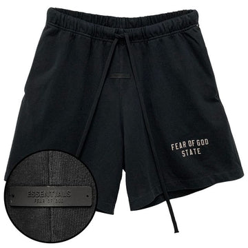 FEAR OF GOD Essentiel Logo Heavy Jersey Soccer Shorts (160BT244160F) 123776421