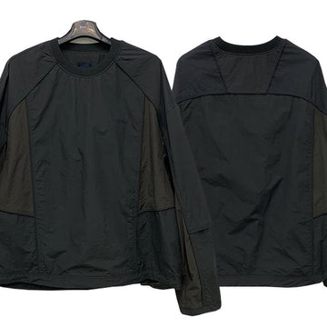 JUUN.J ナイロンバイカラーオーバーフィット長袖Tシャツ グレー stamp: JC3941P253 123776662