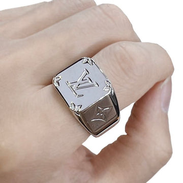 LOUIS VUITTON モノグラム刻印シグネットリング (M62487) 123776734