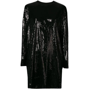 MSGM 18FW バックロゴ セquin ドレス 2541MDA82X 184706 99 32609592