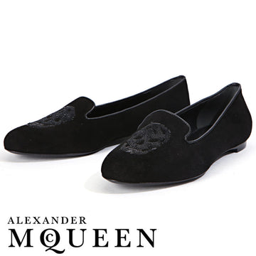 Alexander McQueen Suede Skull Loafer 294034 WHAA2 1002 123834303