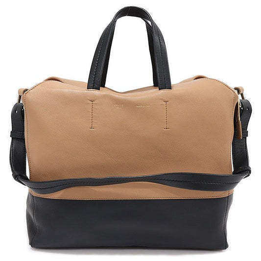 Celine Camel Black Two-Tone Lambskin Strap Cabas 2WAY 165913FLM.04FG 123835940