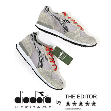 DIADORA Scratch S 159986 01 75072 Editor Collaboration Trident Zebra Sneakers 123836725