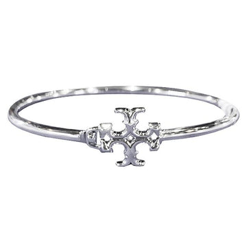 TORY BURCH Kira Eleanor Hinged Cuff Armreif Silber (73878 020) 123473238