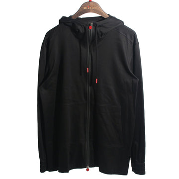 Kiton Hooded Zip-Up Black UMC010K06R4 913 123843861