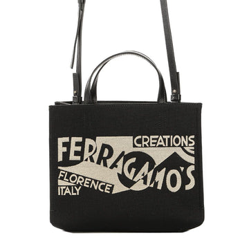 SALVATORE FERRAGAMO 25SS Damen Tote Bag 21 9476 NERO 0776548 123849837