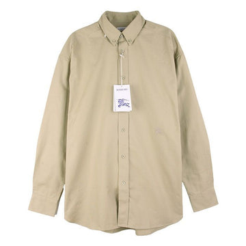 BURBERRY ロゴ刺繍オックスフォード男性シャツ B7311 8082303 101053856