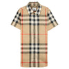 Burberry Junior Check Stretch Cotton Shirt 49948339 [P]