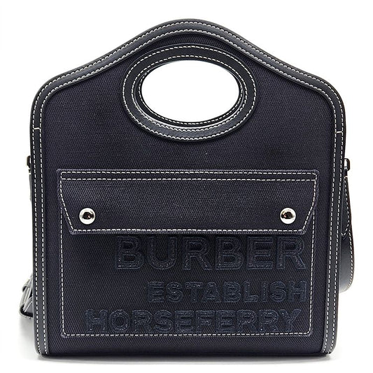 BURBERRY ホスピリ ポケットバッグ ミニ + ストラップ L364496 123851267