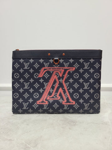 LOUIS VUITTON Upside Down Monogram Clutch 35.5A01234 123851325