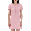 Self-Portrait Mini Dress with Textured Knit M Size RS25087SAP 123904175 [P]