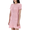 Self-Portrait Mini Dress with Textured Knit M Size RS25087SAP 123904175 [P]