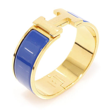 HERMES H300001F BLEU IMPERIAL ブルーエナメルクリックアシュクリッククラックH PM女性ブレスレット 123943874