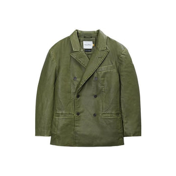 House of Sunny Women's Secret Garden Leather Blazer Green VOL2209 70497166