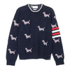 THOM BROWNE ヘクター メンズ ウール ニット MKA490B Y1002 415 124107650 [P]