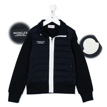 Moncler Kids Logo Mix Padded Jacket 8G000 15 809DK 778 155525429
