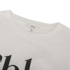 CHLOE Oversized T-Shirt aus Baumwoll-Jersey mit Logo CH25SJH20191-101 124128149 [P]