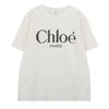 CHLOE Oversized T-Shirt aus Baumwoll-Jersey mit Logo CH25SJH20191-101 124128149 [P]