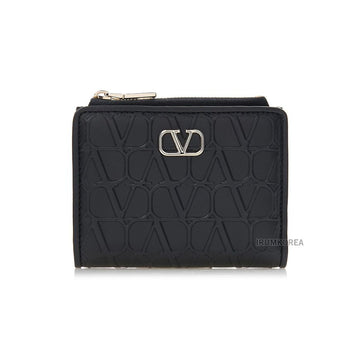 Valentino IQU 0NO Women's Logo Twal Iconograph Wallet 124129417