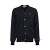 COMME DES GARCONS ハートパッチカーディガン N080 051 1 ブラック FW24 1 124129528 [P]