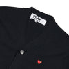 COMME DES GARCONS ハートパッチカーディガン N080 051 1 ブラック FW24 1 124129528 [P]