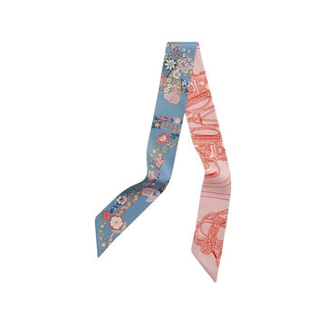 Hermes Brides de Gala en Fleurs Twilly Silk Women's Scarf H064220S 14 124129788 [P]