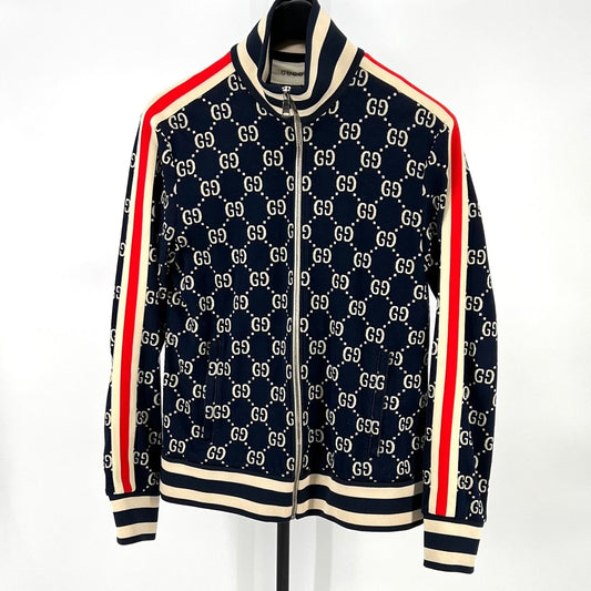 Gucci GG Jacquard Zip Jacket L Size 124140065