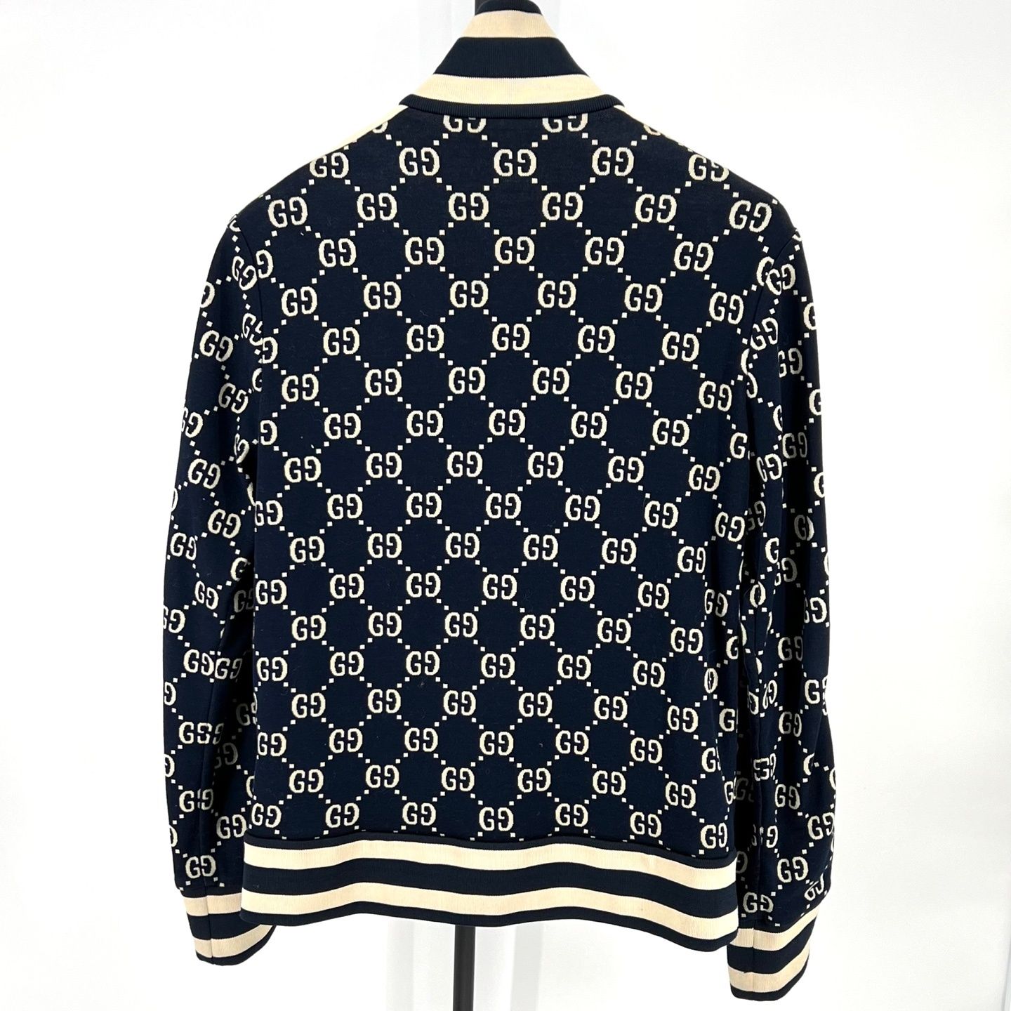 Gucci GG Jacquard Zip Jacket L Size 124140065 – trenbe