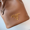 PRADA Vitello Phoenix Bucket Bag Brown 1BE072 2E8K F03BH 124303441 [P]