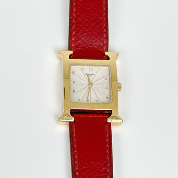 HERMES Goldene H-Überwachungs-Uhr Damen HH1.201 2VHEC23616 124319441