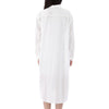 DANTON ボタンダウンシャツドレス 55サイズ DT-B0294 POD WHITE 124329905 [P]