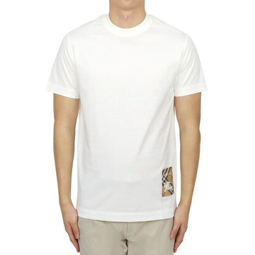 Burberry Checked Men's Short Sleeve T-Shirt 124330133
