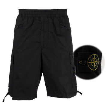 STONE ISLAND Cargo-Hose mit Wappen-Patch Schwarz 7415L0403 V0029 159299030 [P]