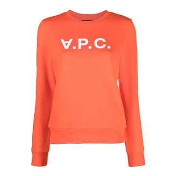 APC Damen VPC Logo Sweatshirt Orange COFAX F27644 GAN 160082078 [P]