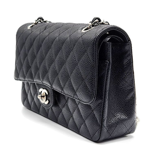CHANEL キャビア クラシック ミディアム L500677 124378143