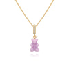 Crystal Haze Jewelry Nostalgia Bear-Lavender-Pave Connector 39019188 [P]