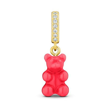 Crystal Haze Jewelry Nostalgia Bear-Cosmopolitan-Pave Connector 41496049