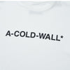 A-COLD-WALL ACWMTS092 ホワイト 男性用 半袖 Tシャツ 39492344 [P]
