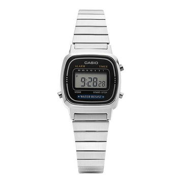CASIO LA670WD-1DF Damenuhr mit Metallband 55078417