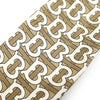 Burberry 100% Silk Pale Olive TB Monogram Print Hair Scarf 80111141 124381066 [P]