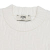 FENDI Damen FF-Logo geprägter Strick FZX810 AJTE F0ZNM 30792025 [P]