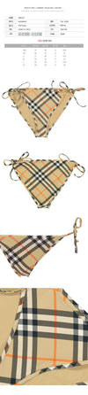 BURBERRY Badebrief mit Karomuster Sand 8087607 124399484 [P]